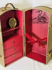 18" American Girl Doll PC Samantha's Steamer Travel Storage Trunk w/ Mirror Set
