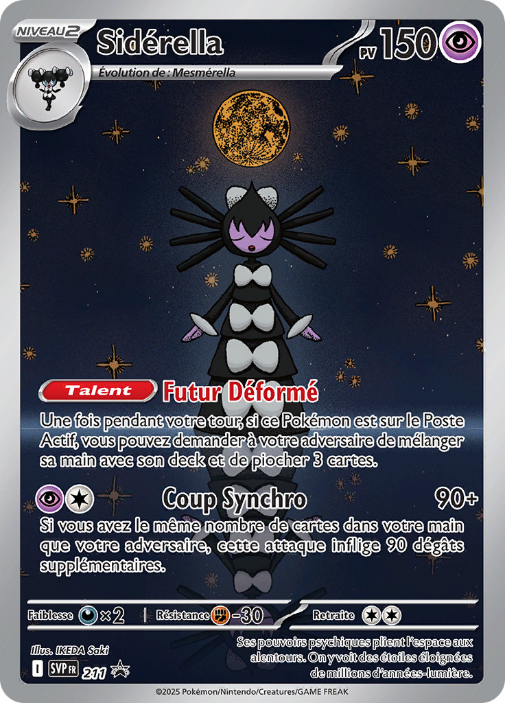 Carte Pokémon Sidérella 211 Promo SV