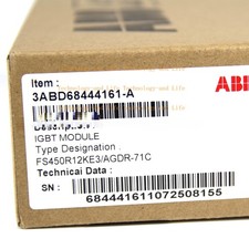 New & Genuine ABB FS450R12KE3/AGDR-71C Inverter - Free Shipping