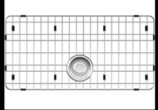 Sink Grid For Single Bowl Kitchen Sink 28 3/8 X 14 3/16 Sink Bottom Protector
