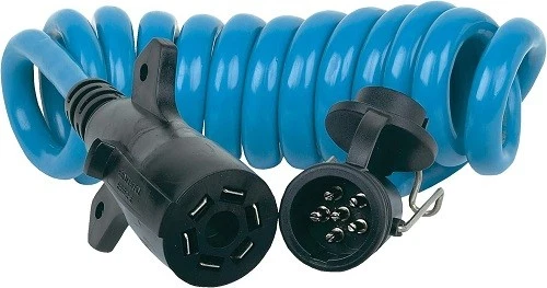 Hopkins Towing Solutions 47085 Endurance Flex-Coil 7 RV to 6 Pole Round Adapter