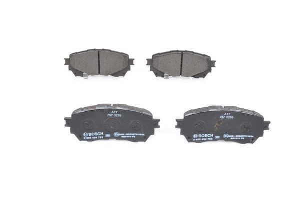 Bremsbelagsatz, Scheibenbremse 0 986 494 793 Bosch FüR Mazda-image