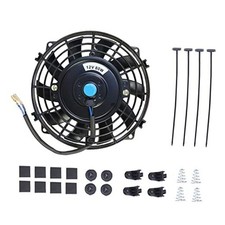 7" Electric Radiator Cooling Fan Assembly Kit,High Performance 7 Inch-1PC Black