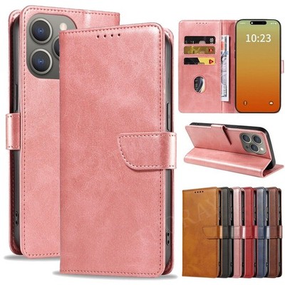 Handy Hülle für iPhone Samsung Redmi Google Magnet Schutz Tasche Flip Case Cover