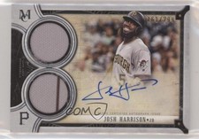 2018 Museum Collection Signature Swatches Dual Relic /299 Josh Harrison Auto 2x6