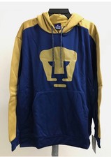 Sudadera con capucha Pumas UNAM. Pumas UNAM Sudadera. Estilo único. Nuevo. Azul y dorado.