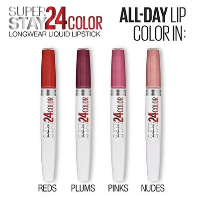 BUY 3 GET 1 FREE (Add 4) Maybelline SuperStay 24 2-Step Liquid Lipstick Makeup