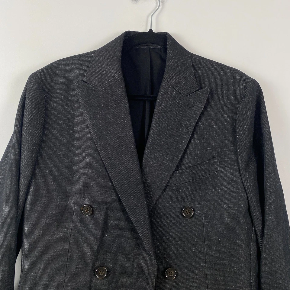 Костюм двубортный Banana Republic Adan куртка мужская 38 короткий сшитый на заказ приталенный - Изображение 2 из 4