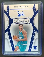 2024-25 Panini Flawless Tidjane Salaun Blue Rookie Auto #2/8 Hornets