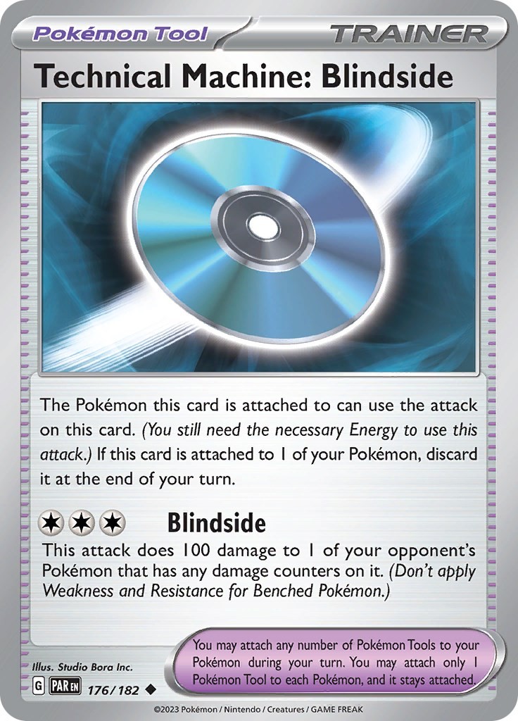 Pokemon - Reverse Holofoil Technical Machine: Blind... [PAR - 176/182] - NM/U/EN