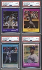 1990 to 1992 Misc Star Issues KEN GRIFFEY JR 7 CARD GROUP PSA 8 7 MARINERS HOF