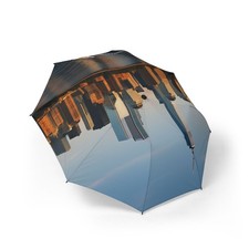 ThreadKnox Cityscape Semi-Automatic Foldable Umbrella