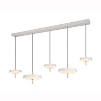 HäNgelampe Pendelleuchte Esszimmerlampe Led HöHenverstellbar Dimmbar Cct Grau