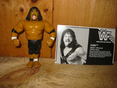 Vintage WWF Wrestling  Samu the Headshrinker the H...