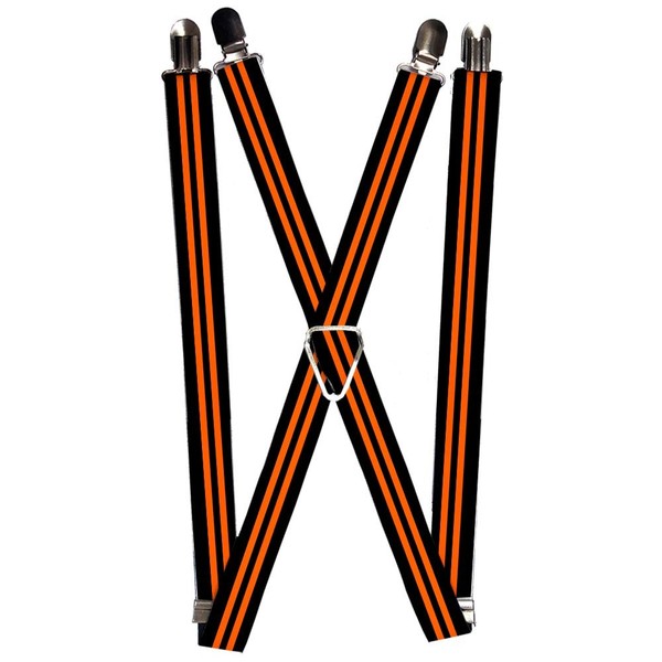 `Suspenders - 1.0`` - Stripe Black/Orange` (Us Import) ACC NEU-image