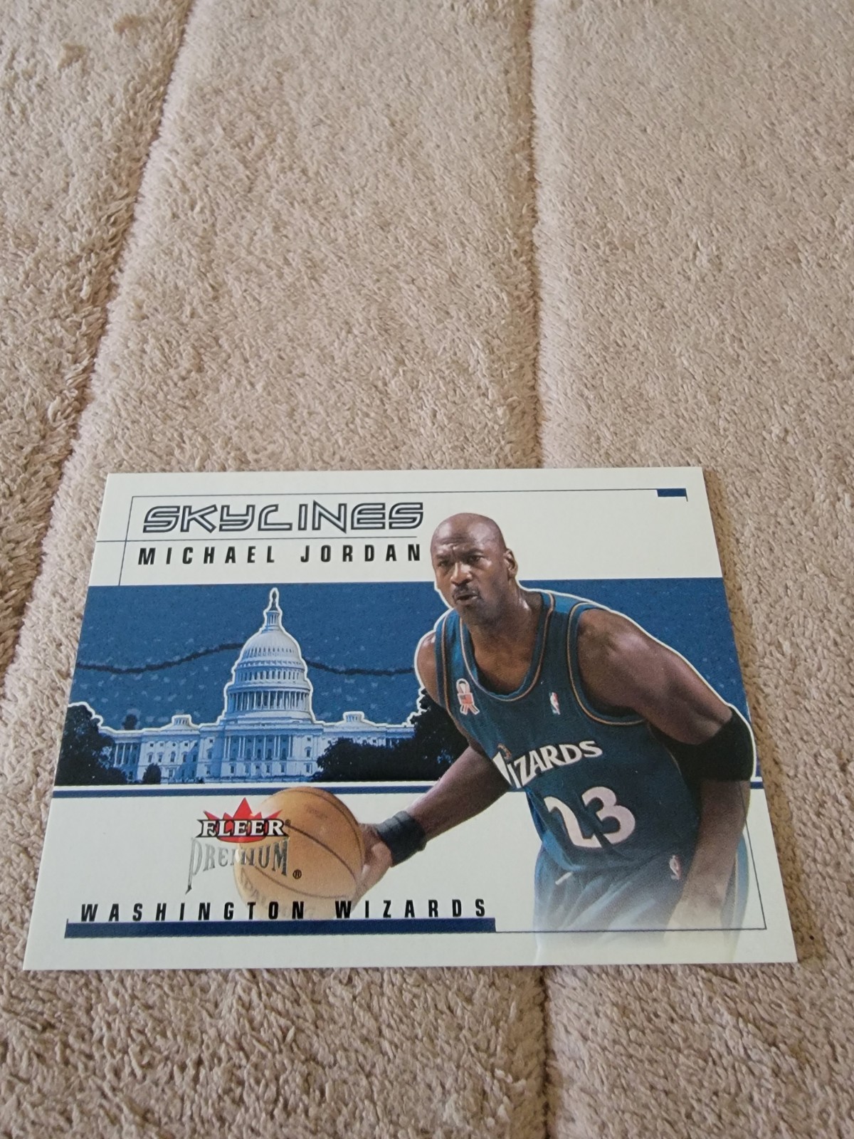 2002-03 Fleer Premium Skylines Michael Jordan Serial #861/2500 HOF