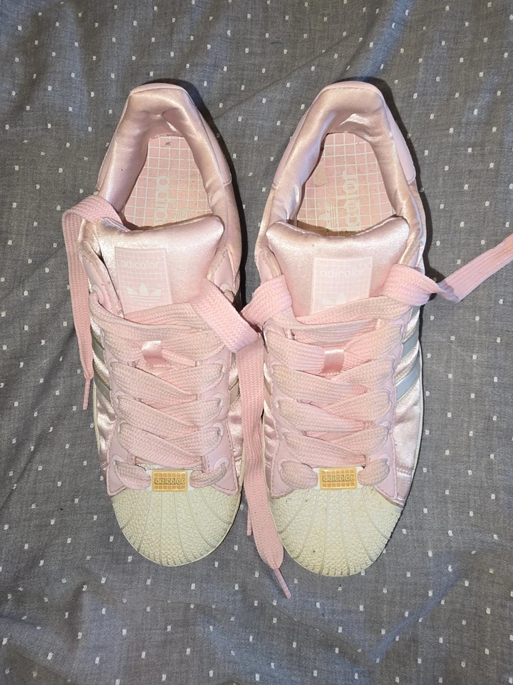 Adidas Adicolor P5 RARE Pink Satin Women’s Sneakers Y2K Retro Size 8 Never worn - Image 2 of 4