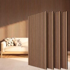 Wood Wall Panels for Wall, 4 Pack 47.2" x 23.6" 31ft Acoustic 4 PCS Walnut