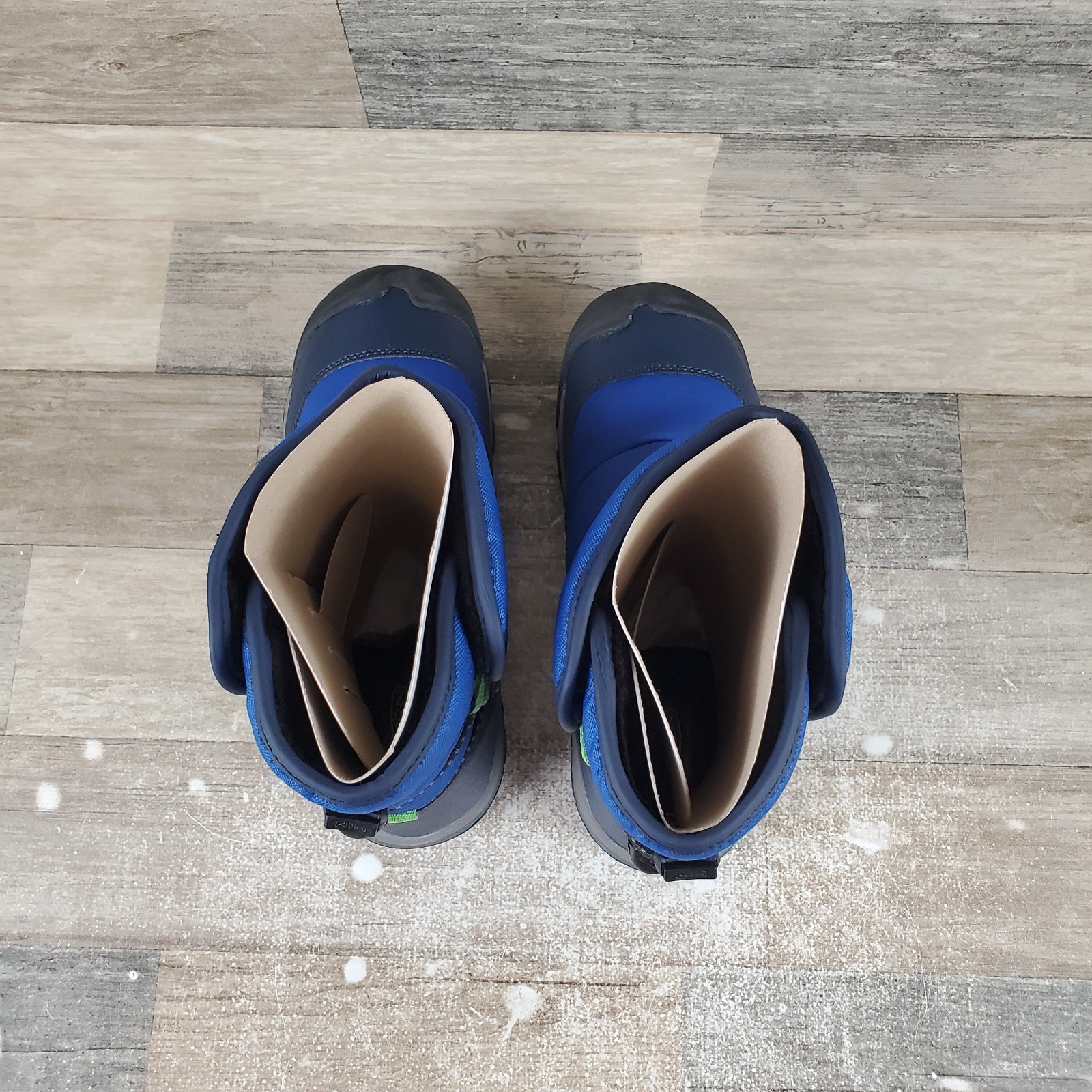 Stivali da neve KEEN Puffrider bambino taglia 4 Naval Academy surf slip on alti impermeabili