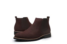 SY7777 Polyurethane Men's Casual Boots Brown Choose Size And Tell Seller