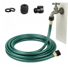 Lightweight Flexible PVC Garden Hose - Leakproof Water Hoses with 20FT Green