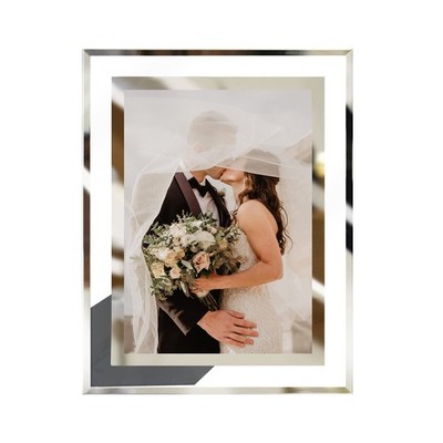 LUCKYLIFE 8x10 Picture Frame Glass for Tabletop Display Vertical or Horizonta...