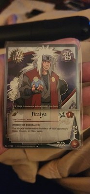 Naruto CCG Jiraiya Ninja 319 2002 Regular Vintage 7 ATK 2 DEF Card