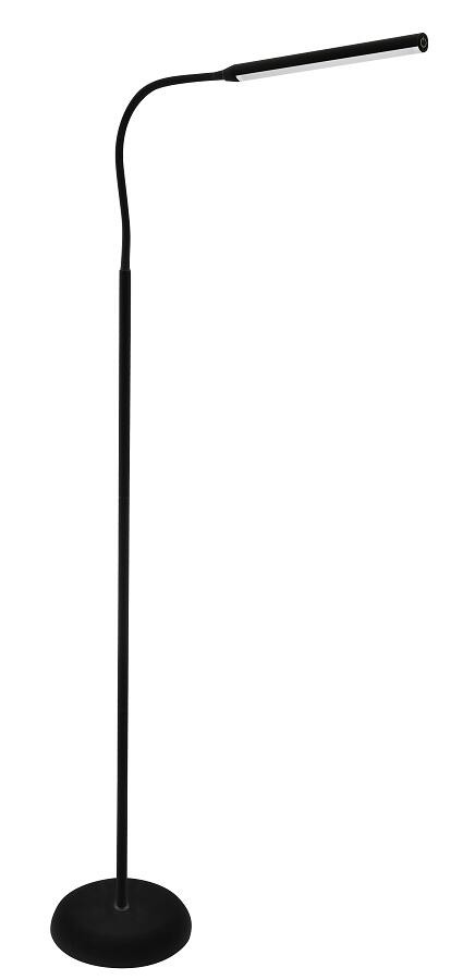 Single Tube LED Lamp Floor Lamp - Black - Dimmable - Sewing Online SO1285 - Image 3