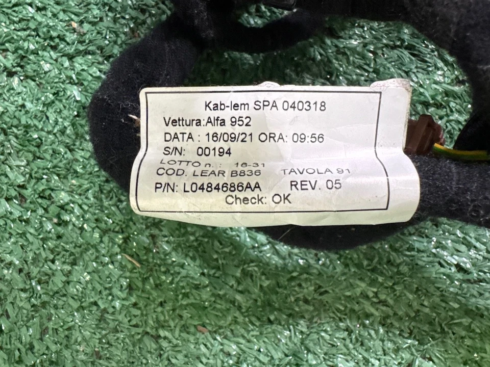 ⚡Front Right Side Upper Cushion Seat ALFA ROMEO STELVIO 2018 OEM Foto 3 de 4