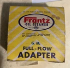 NOS FRANTZ Oil Cleaner Full Flow Adaptor GM Chevy