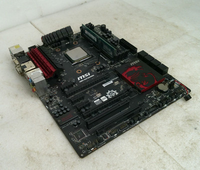 MSI A88X-G45 Gaming Motherboard W/ AMD AD7600YBI44JA CPU & 4GB RAM