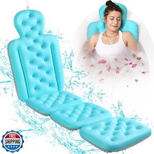 Full Body Bath Pillow for Bathtub, Thick Bathtub Cushion with Lau