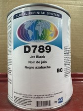 Ppg D789 Global Refinish System Jet Black 1 Quartfast Free Shipping