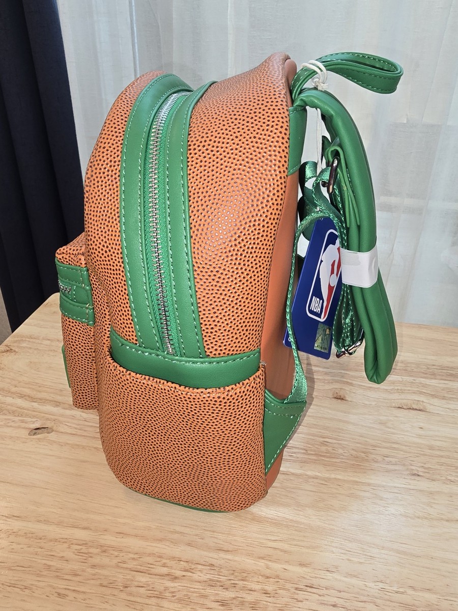 Loungefly NBA Boston Celtics Basketball Logo Mini Backpack  display picture 1