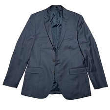 J Crew Thompson Blazer 42L Mens Blue Wool Suit Sport Jacket