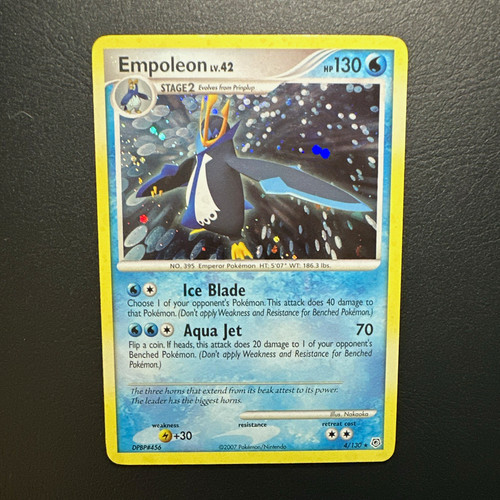 Empoleon Diamond & Pearl EN 2007 130HP Holo Rare Holo Pokemon TCG 4/130