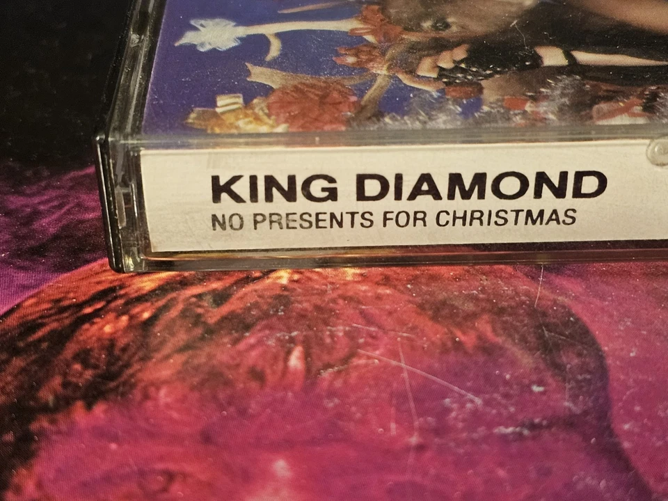 KING DIAMOND- No Presents For Christmas Cassette Single Pre-owned NEAR MINT  - Image 3 of 4