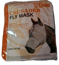 Cashel Crusader Fly Mask - Horse - Long Nose           (22)