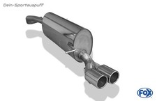 Fox Sportauspuff VW Polo GTI 6R 2x76 rund