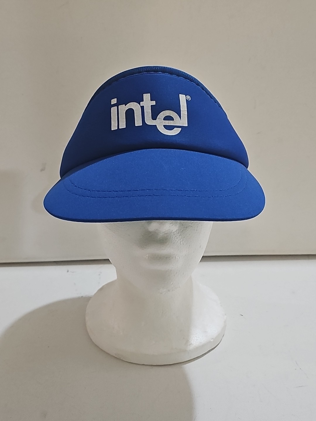 Vintage Intel Adjustable Visor Hat Computer Techn… - image 1