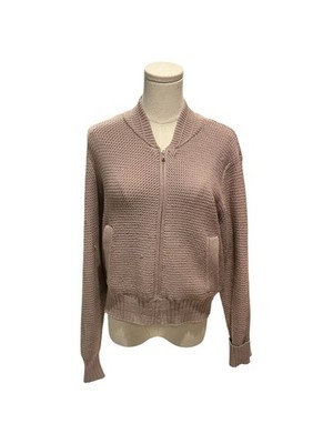 Simply Vera Vera Wang Structured Waffle Knit Zip-Up Jacket Women s Size X-Smal