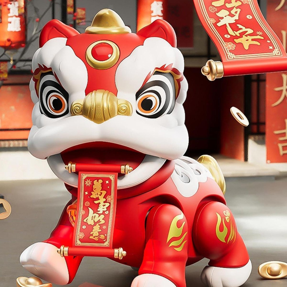 ロボット Mecha Figure Devine Dancing Lion Mecha Figure Devine Dancing Lion