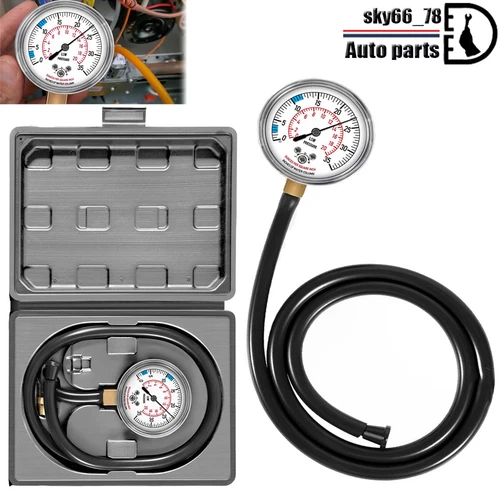 Natural Gas or LP Gas Manifold Pressure Test Kit 0-35 "W.C., 1/4" NPT, 40" Hose