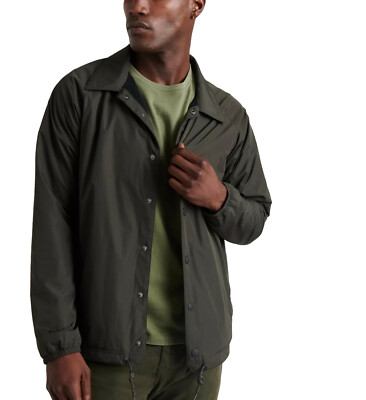 Lucky Brand Men's Coaches Jackets, 888 Forest, Small (7798-4)