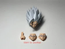 Custom 1/12 Scale SHF Beast Gohan White Hair PVC Head Sculpt accessories Package