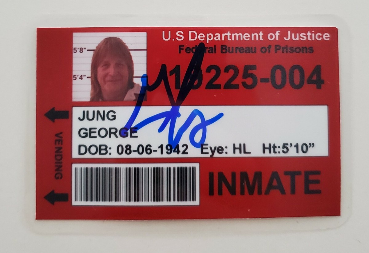 Mugshot Card Example Prison Mugshot Card