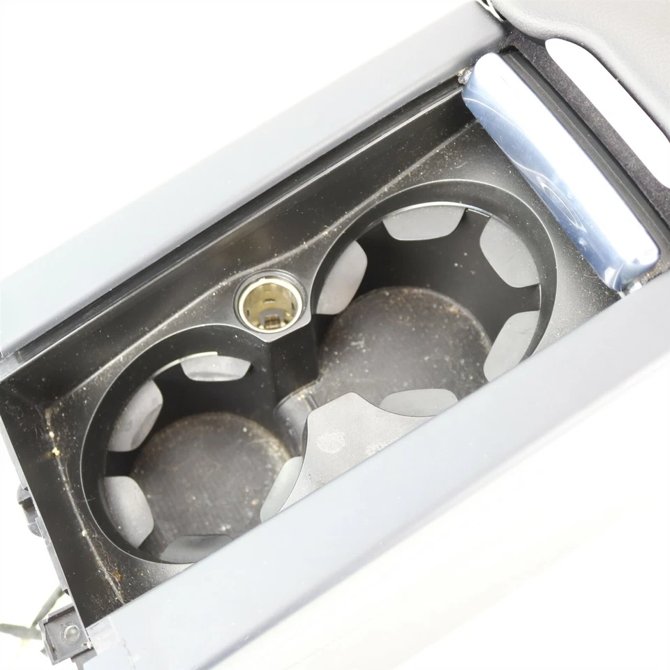 Consola central negra Volvo OEM con reposabrazos/portavasos se adapta a S60 V60 XC60 Foto 3 de 4