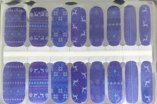 Color Nail Polish Strips,16ct. Sweater Shimmer. READ DESCRIPTION BELOW