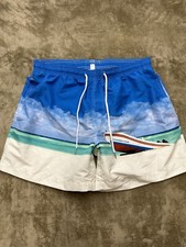 Southern Tide The Skipjack Shorts Men Large Swim Blue Sky/Boat