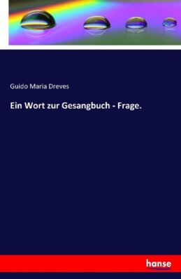 Ein Wort zur Gesangbuch - Frage. | Buch | 9783741113703